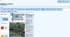 Desktop Screenshot of bedtimelinens.com